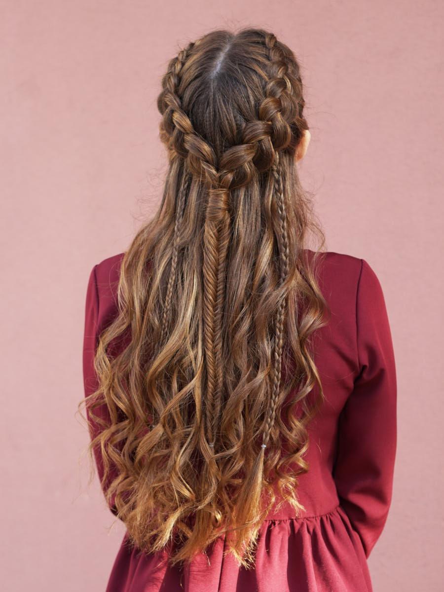 Hairstyle fashion braids ( hairstylist - Alona Dmytrenko)