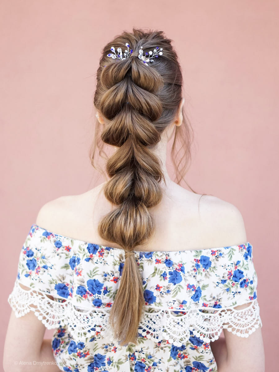 Hairstyle - volume braid ( hairstylist - Alona Dmytrenko)